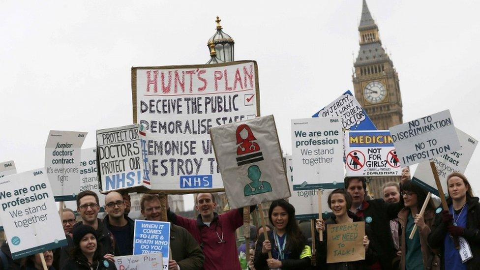 Doctors on strike