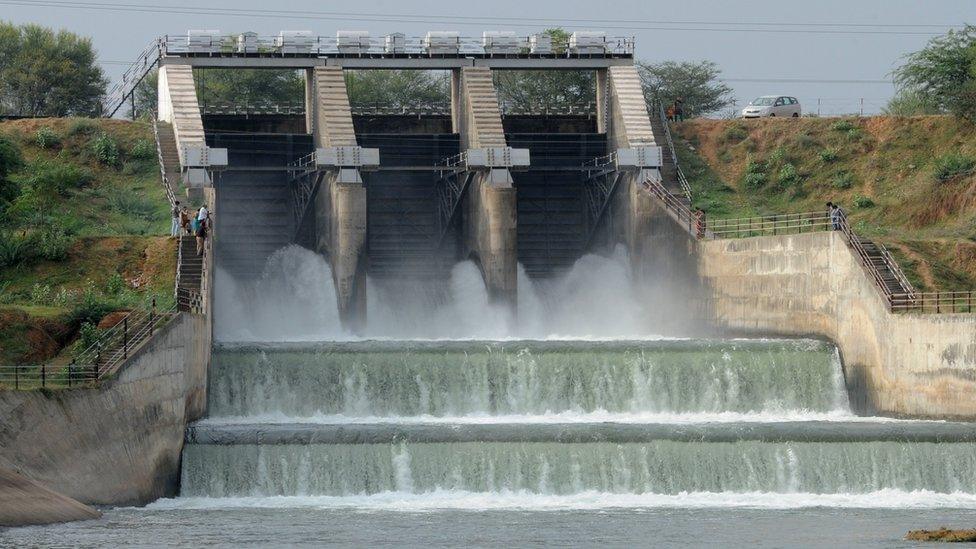 Narmada dam in India