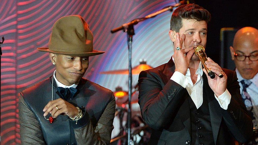 Pharrell Williams and Robin Thicke