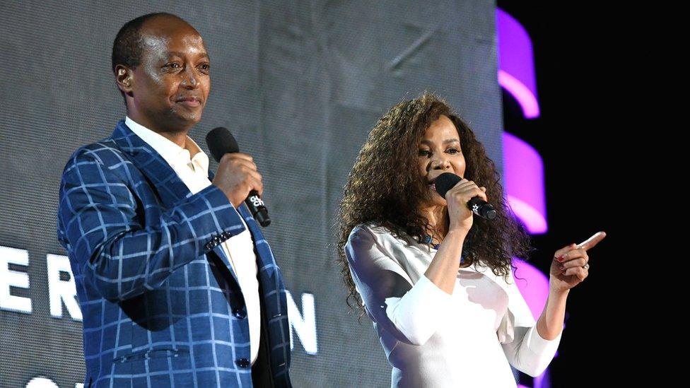 Patrice Motsepe and his wife, Dr. Precious Moloi-Motsepe