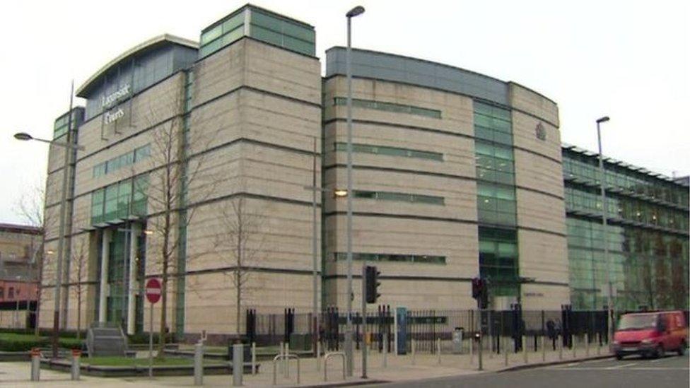 Laganside courts complex in Belfast which houses Belfast Magistrates' Court