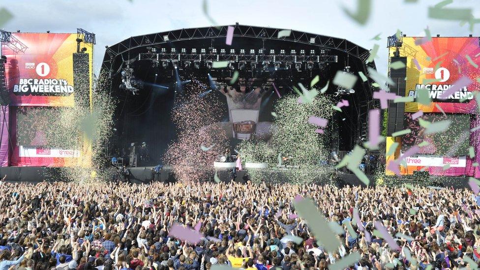 Radio 1's Big Weekend was at Glasgow Park in 2014