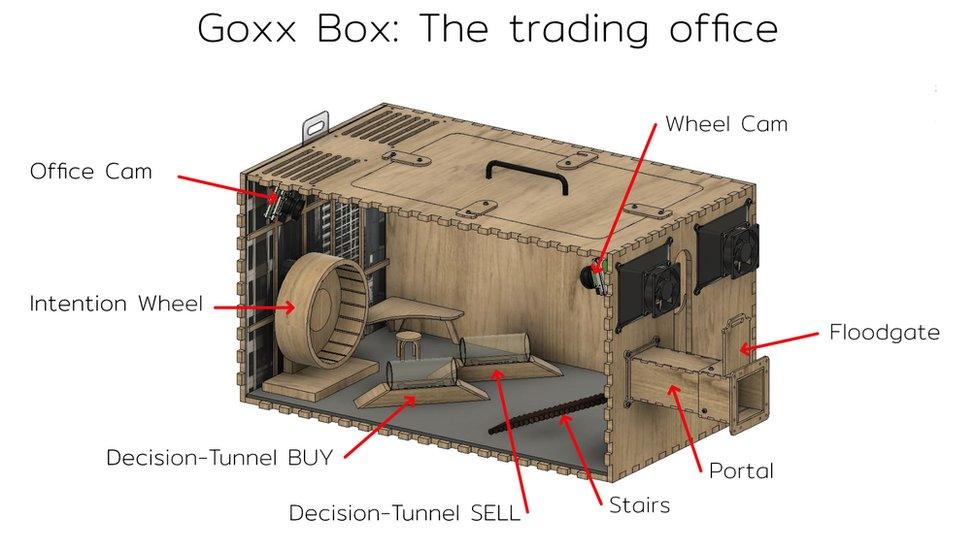 A labelled breakdown of the Goxx Capital offices