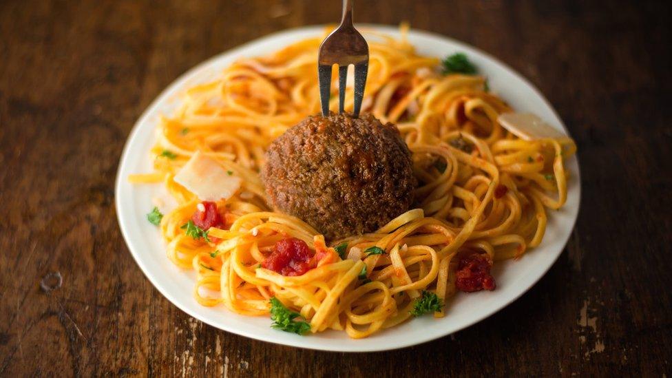 A Mosa Meat meatball