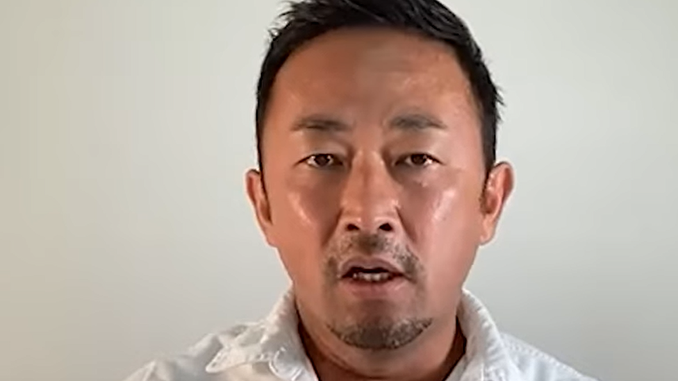 Yoshikazu Higashitani seen in one of his recent Youtube videos in March 2023