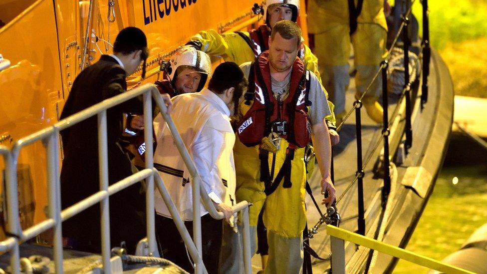 Pupils after rescue