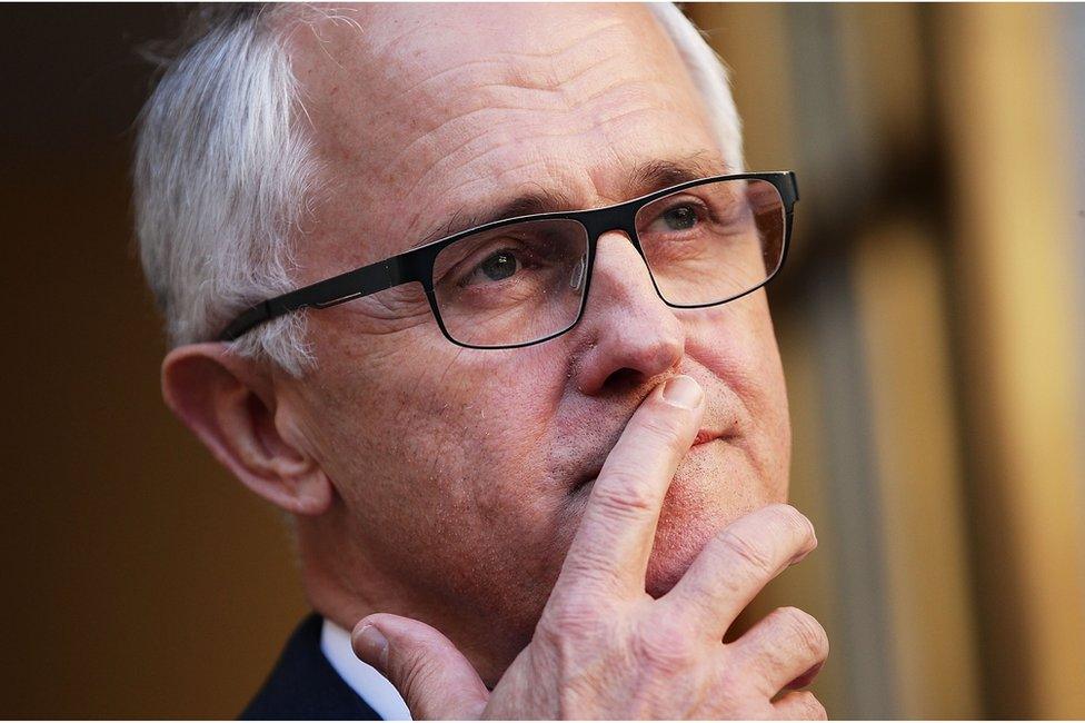 Prime Minister Malcolm Turnbull announces his Ministry during a press conference at Parliament House on 20 September 2015 in Canberra, Australia