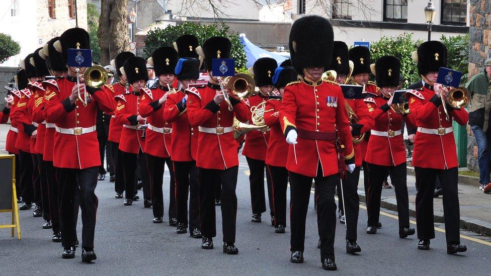 Parade of Lieutenant Governor led by the Band of The Queen's Division