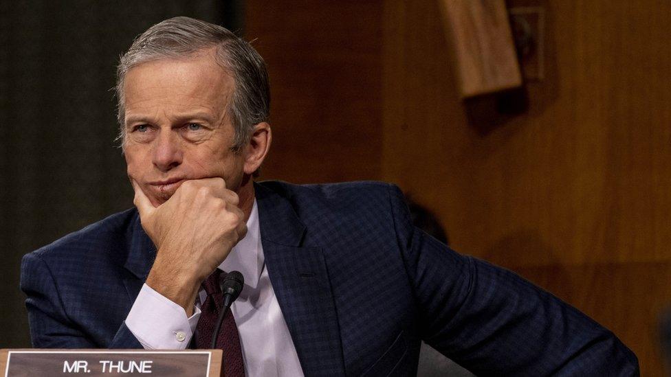 Republican Senator John Thune at Yellen confirmation hearing