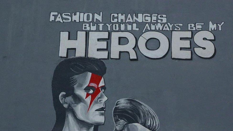 Bowie mural in Sarajevo, 29 May 16