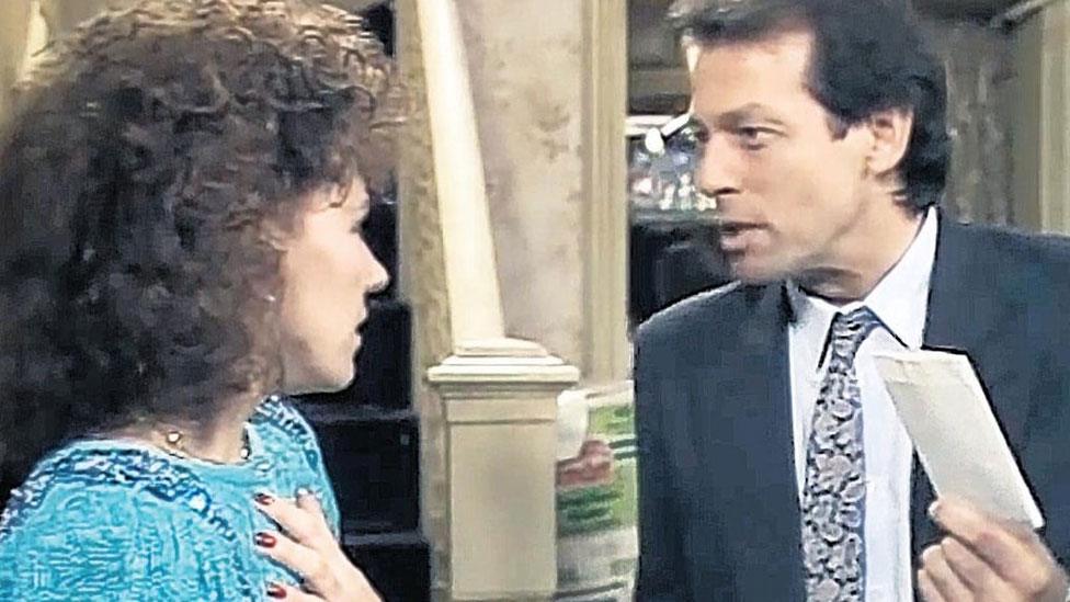 Anita Dobson and Leslie Grantham