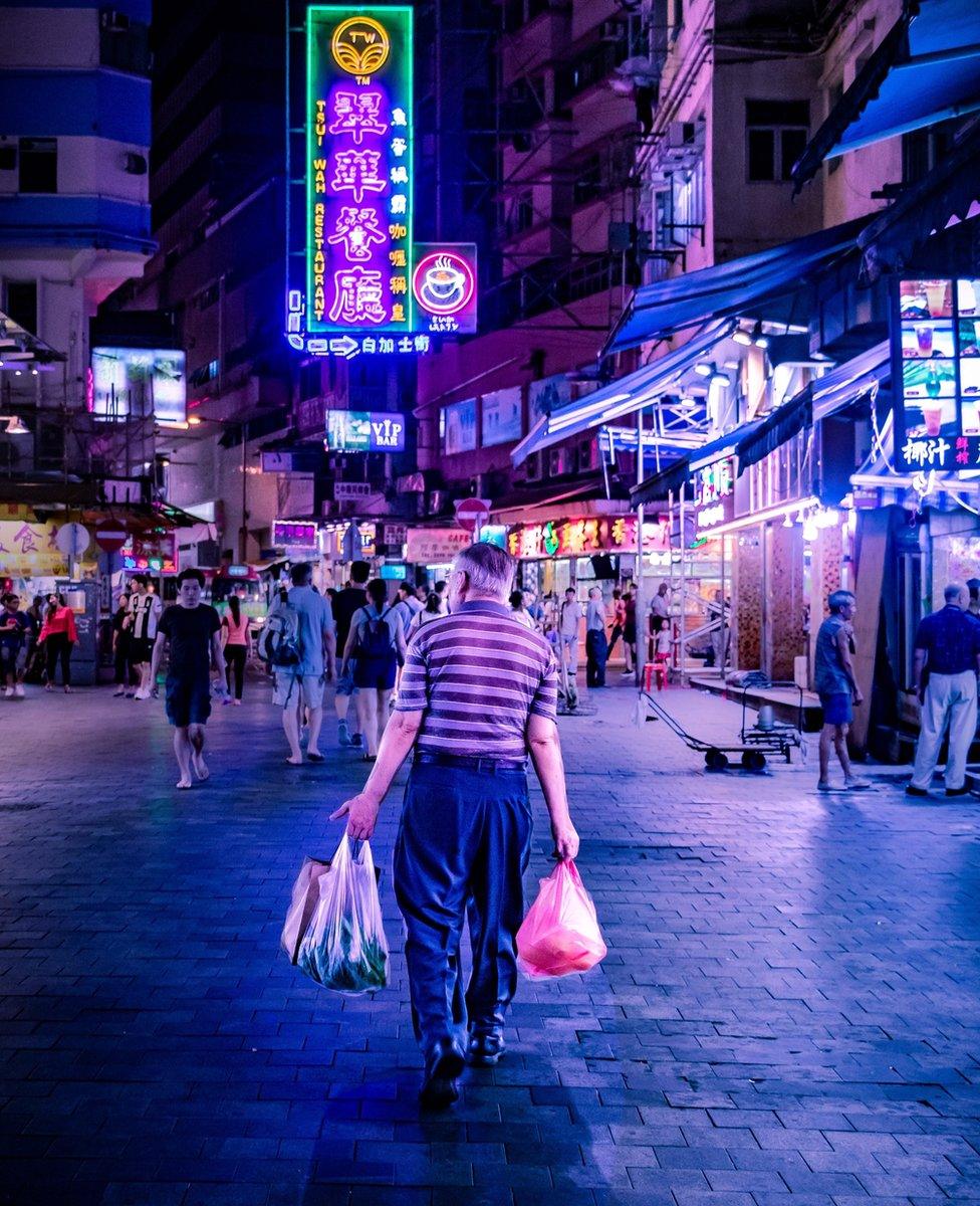 Street in Hong Kong