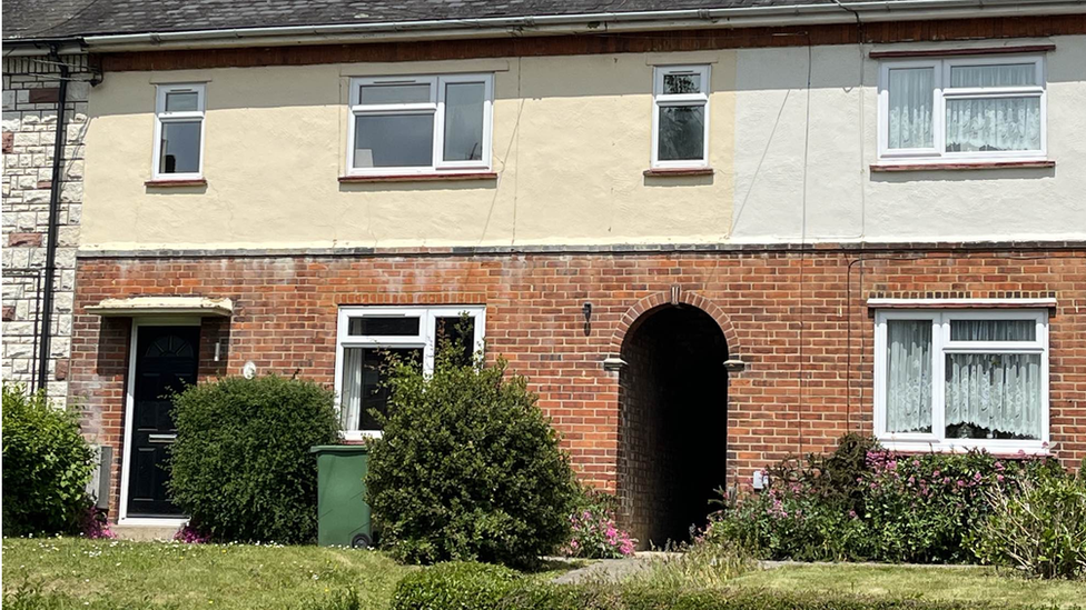 A terraced house