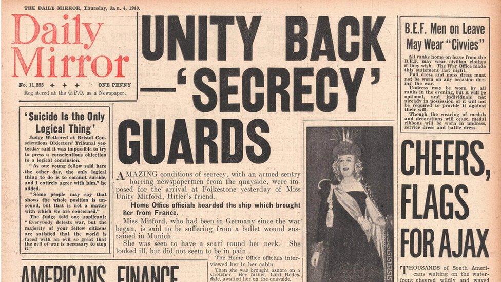 The Daily Mirror headline about Unity