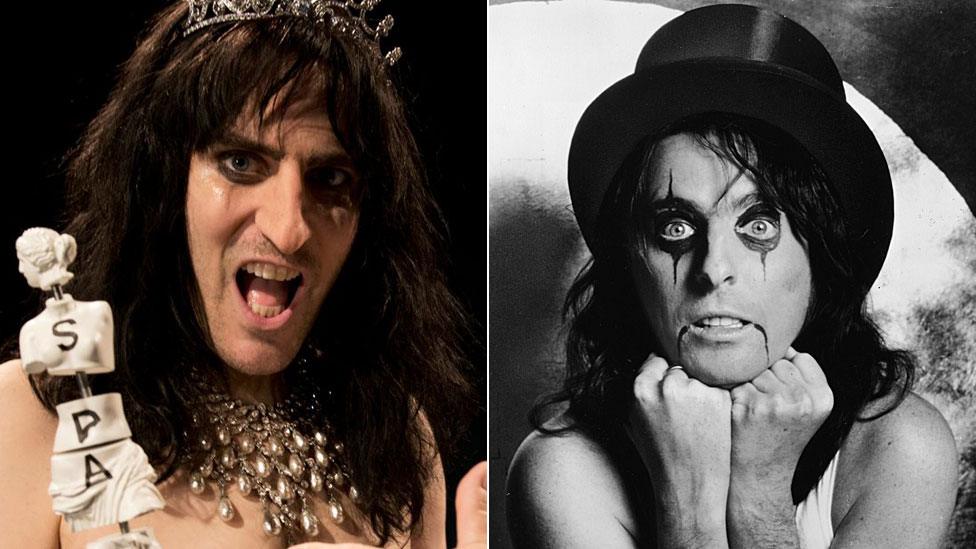 Noel Fielding as Alice Cooper (Sky) and Alice Cooper