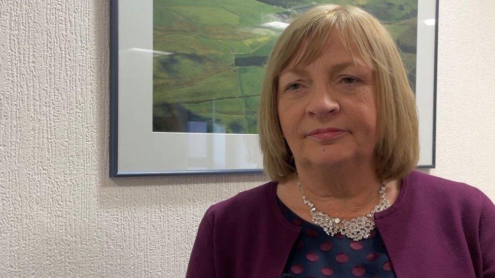 A photo of Lesley Walker, Chairman of the Isle of Man's Safeguarding Board