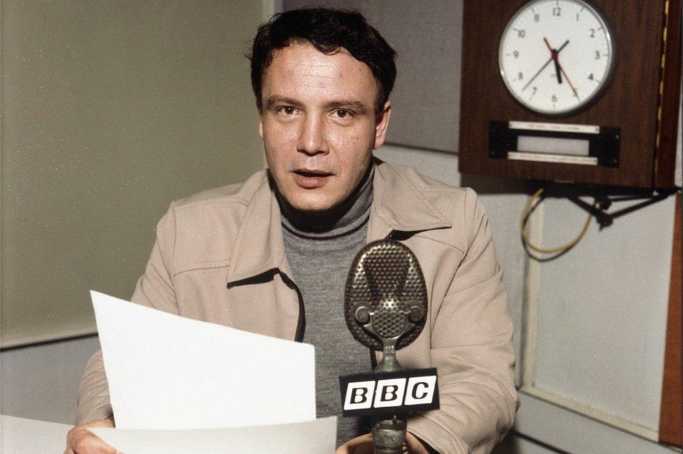 Bukovsky in BBC studio, 1978