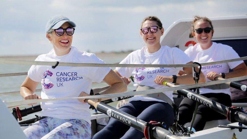 Kat Cordiner (left), Charlotte Irving (centre) and Abby Johnston (right)