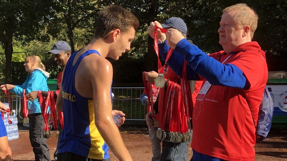 Man receives medal