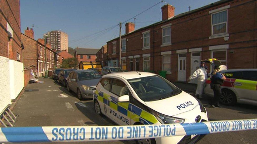 House fire in Whittier Road, Sneinton