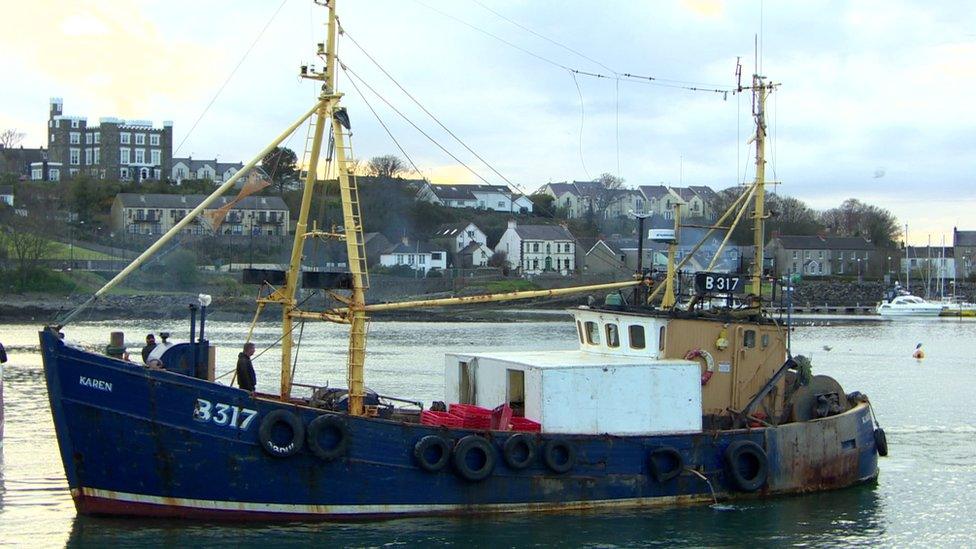 The MV Karen fishing trawler