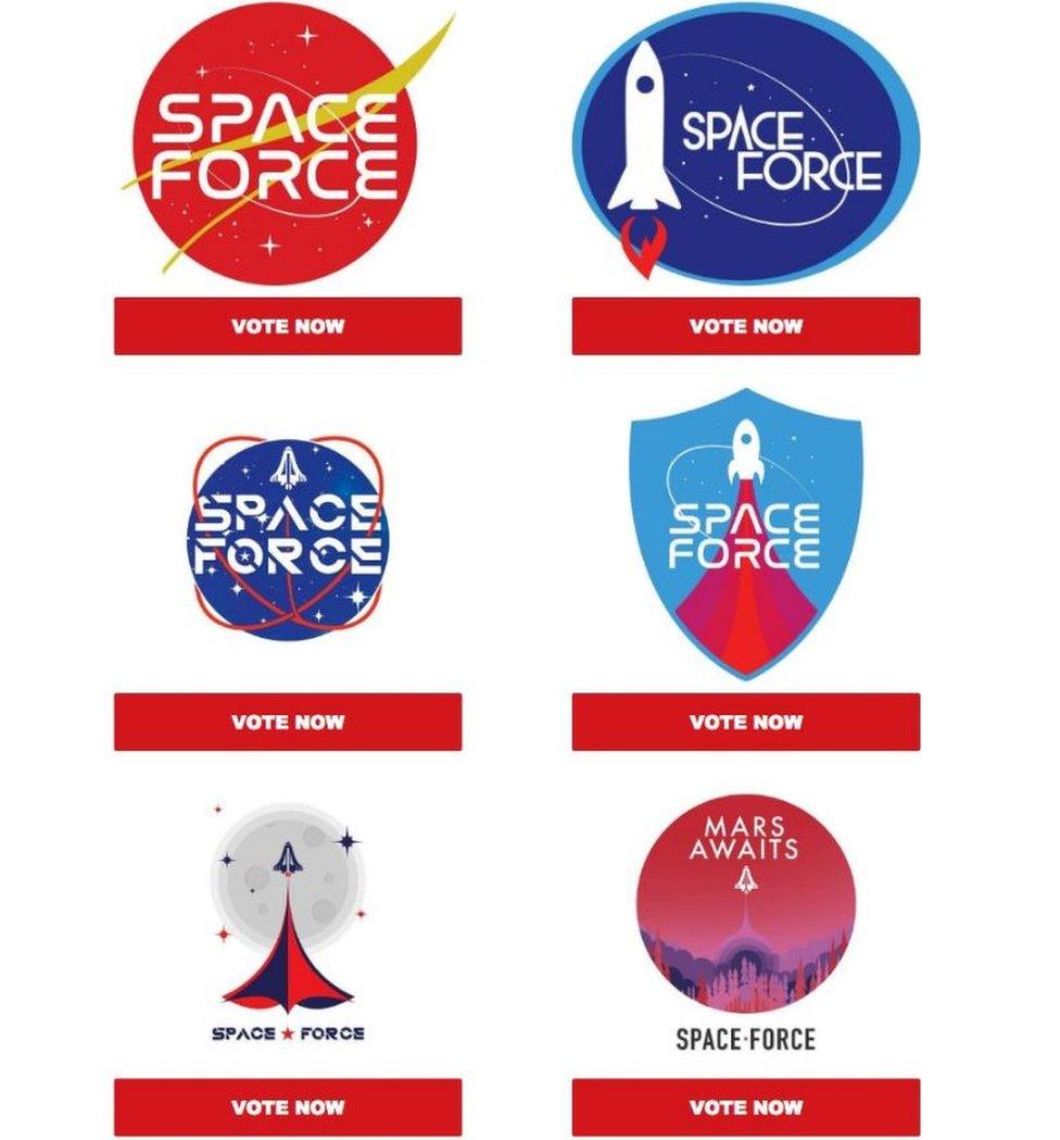 Space Force logos