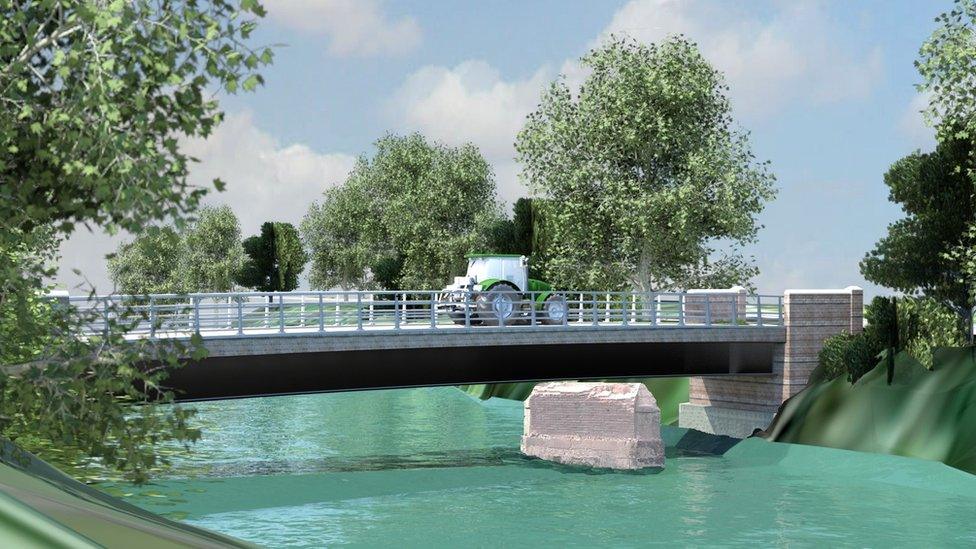 New Eastham Bridge - artist's impression