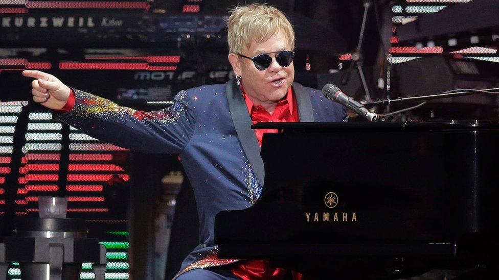 Elton John in concert