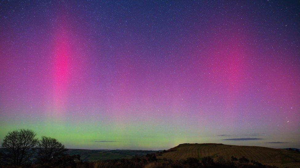 The views seen over the Brecon Beacons in south Wales