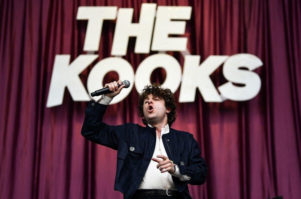 Luke Pritchard of The Kooks performs on the main stage during the TRNSMT Festival at Glasgow Green