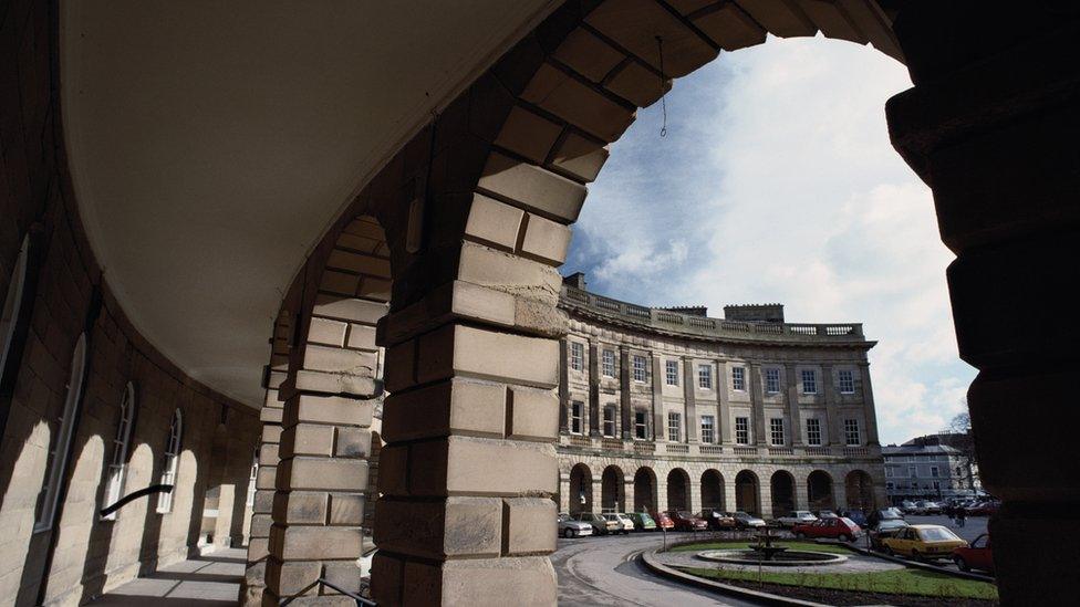 Buxton Crescent in 1989