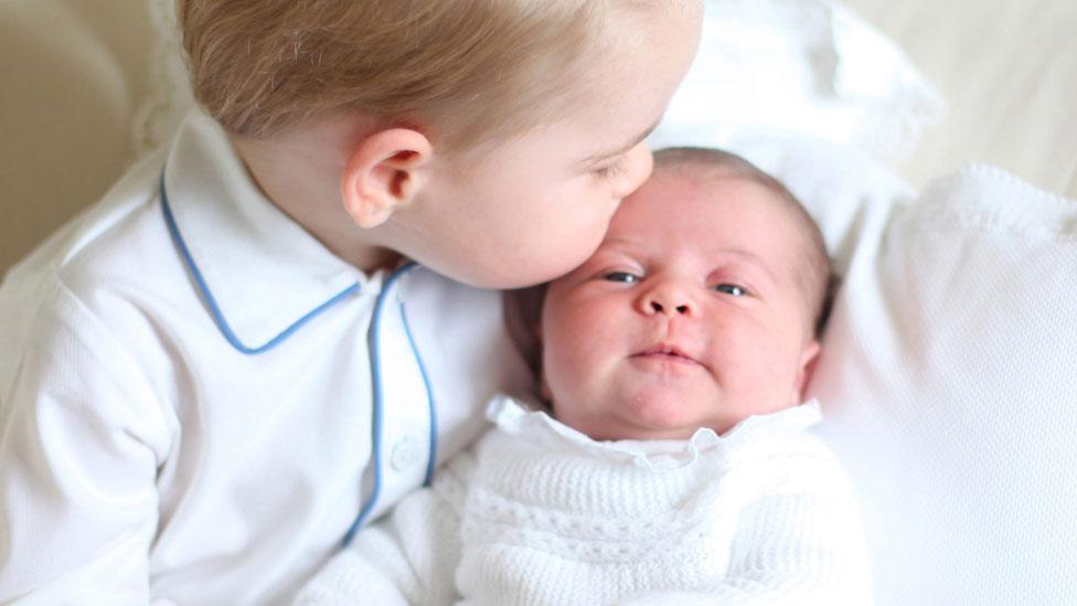 Prince George and Princess Charlotte