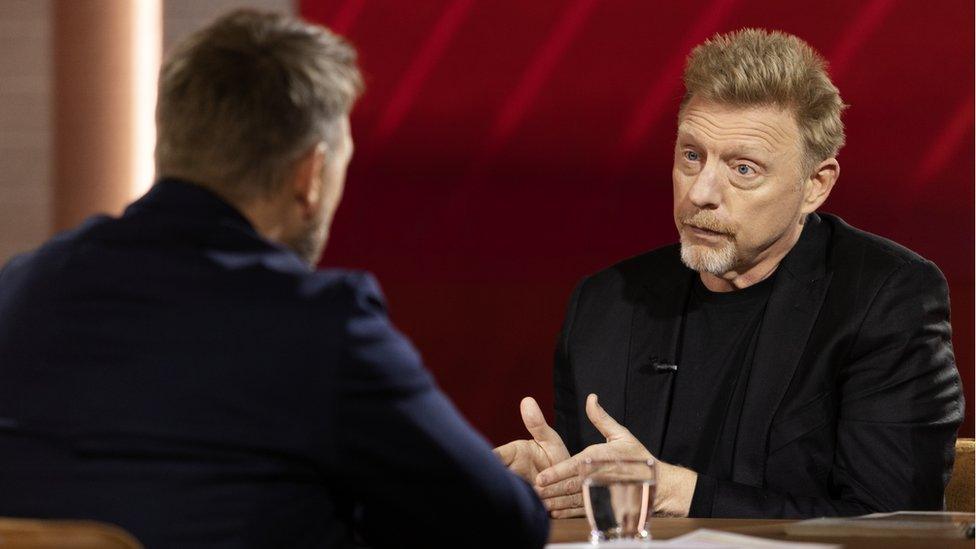 Boris Becker on German TV on 20 December