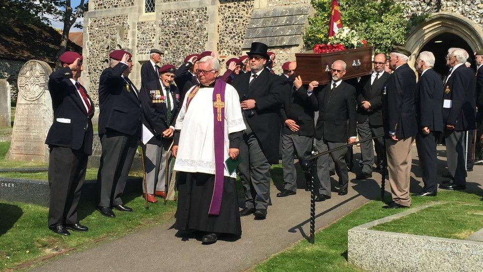 Funeral of Maurice Abrahams