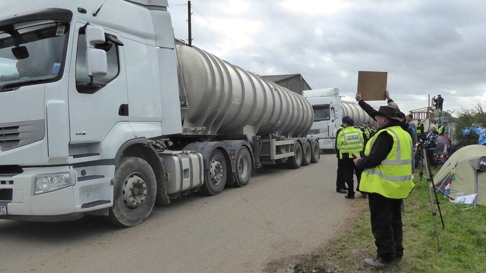 Fracking site North Yorkshire