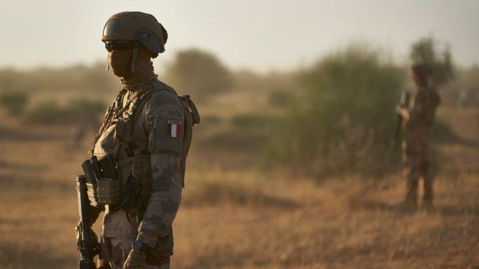 A French soldier in Burkina Faso