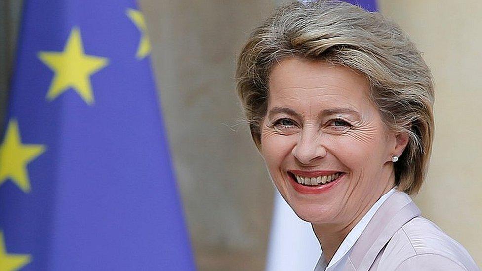 File pic of Ursula von der Leyen