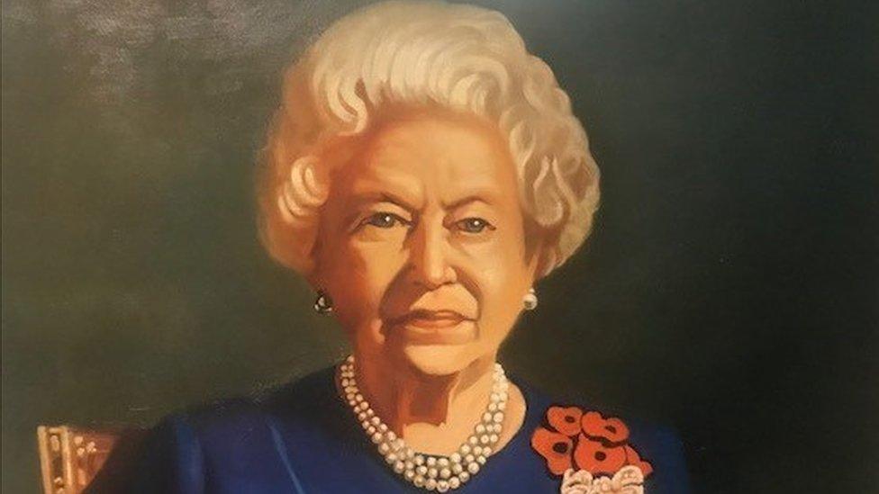 Portrait of Queen Elizabeth II