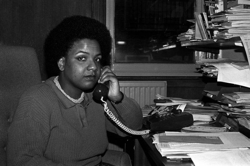 Diane Abbott campaigning in 1986