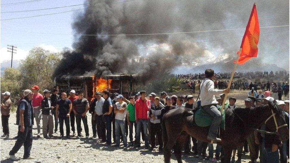 There have been dozens of protests demanding the nationalising of the country's biggest gold mine, an issue repeatedly discussed in parliament too