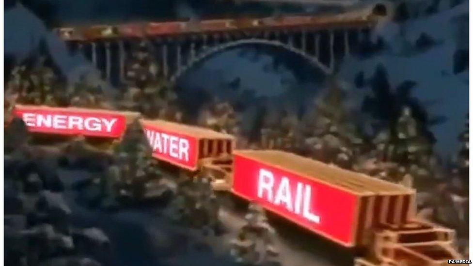 Momentum campaign ad based on Coca-Cola 'holidays are coming ad'