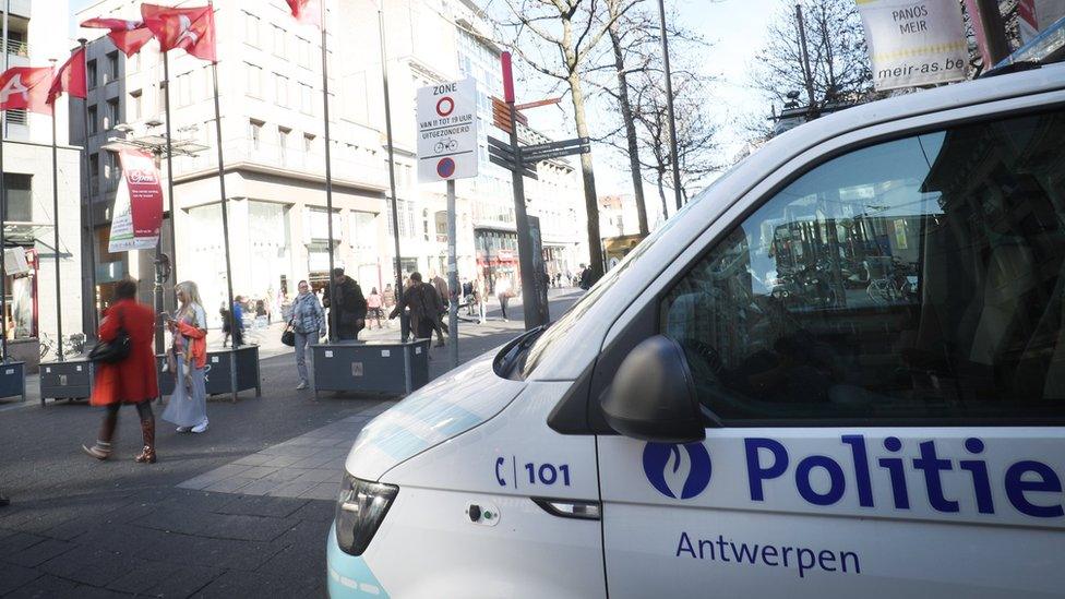 Belgian police car