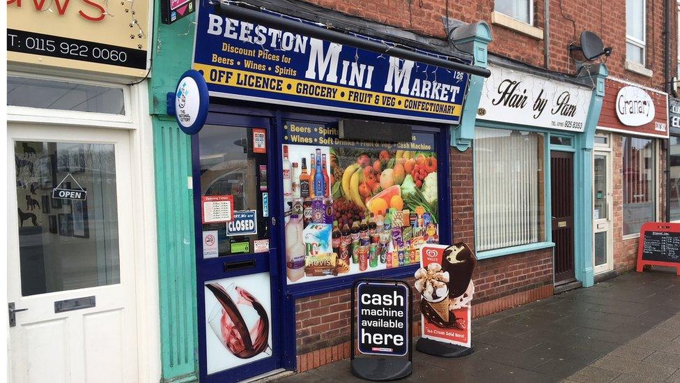 Mini Market on Chilwell Road in Beeston, Nottinghamshire