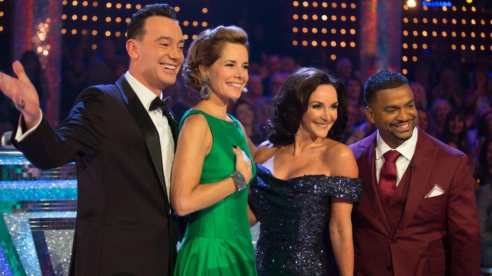 Strictly judges with Alfonso Ribeiro