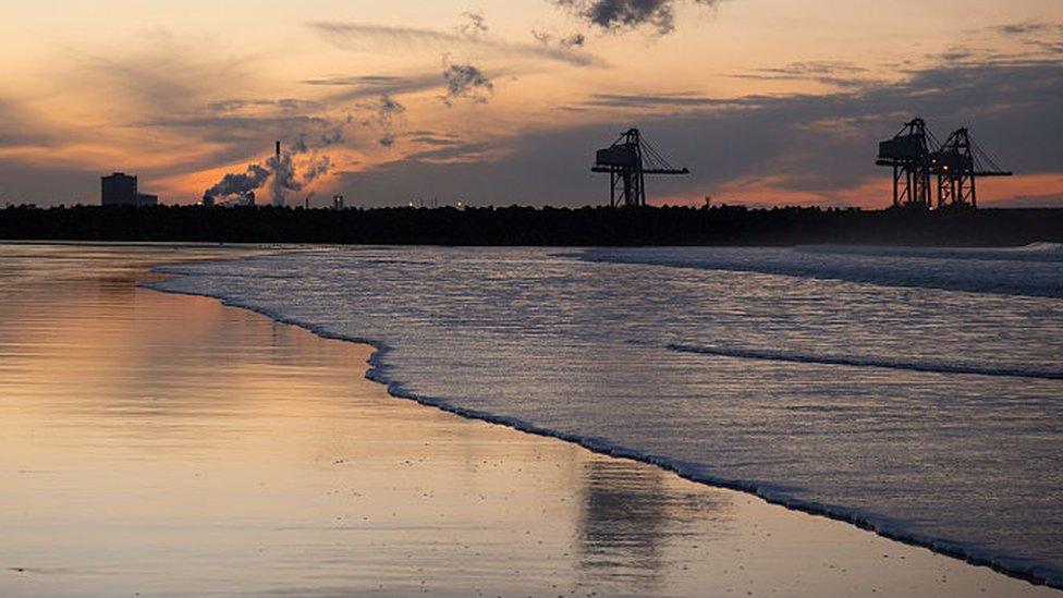 beach at Port Talbot