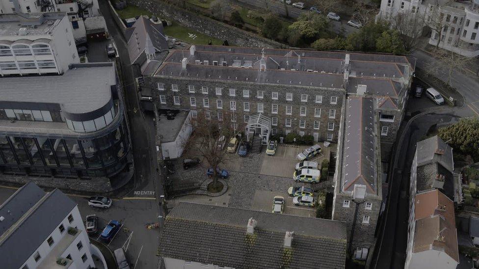 Guernsey Police headquarters in St Peter Port