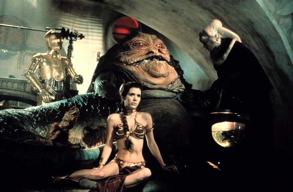 The bikini as worn in Return of the Jedi