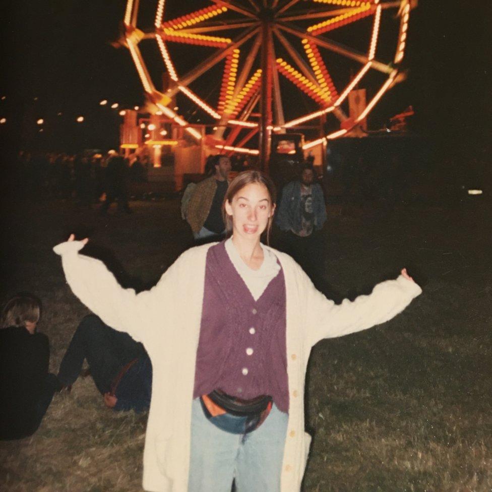 Julie at Glastonbury