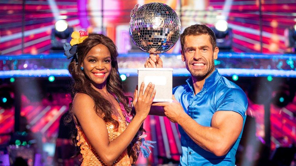 Oti Mabuse and Kevin Fletcher