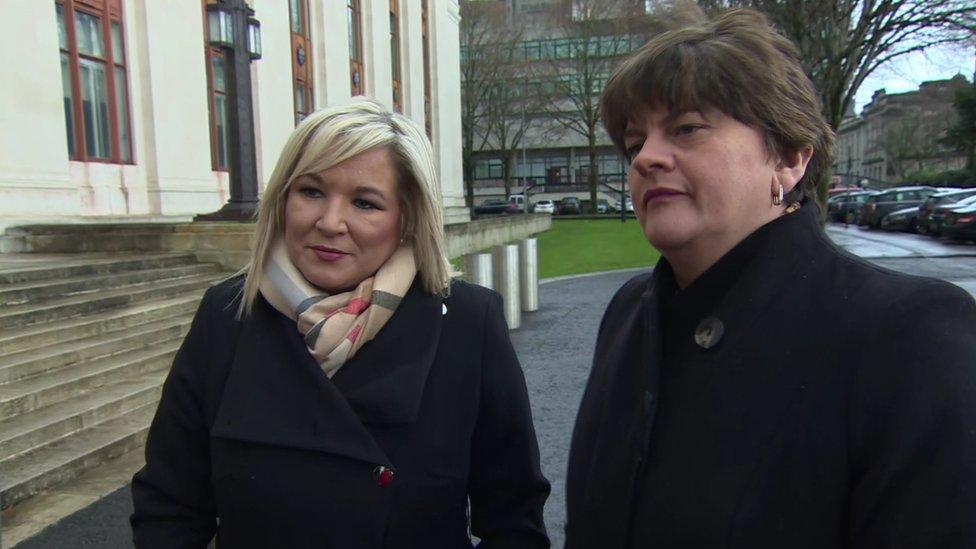 Michelle O'Neill and Arlene Foster